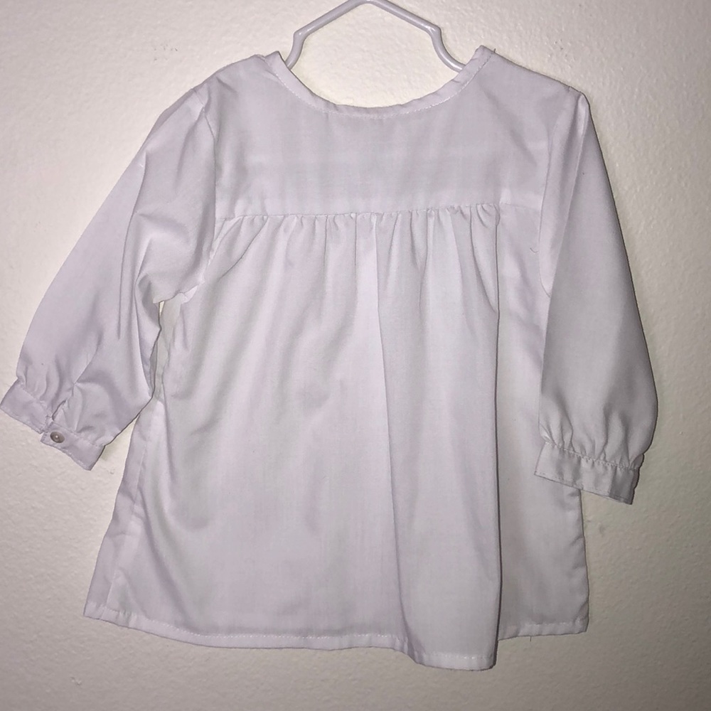 White button down vintage top
